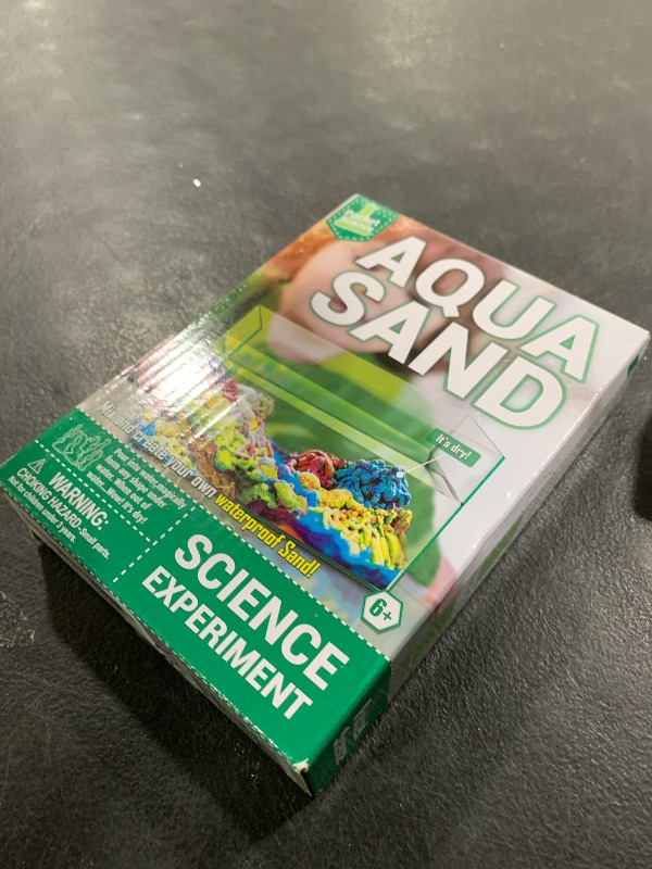 Photo 1 of Byncceh Aqua Sand Science Kit, Waterproof Magic Sand Science Kit, Underwater Magic Experiments & STEM Toys for Kids 6-12