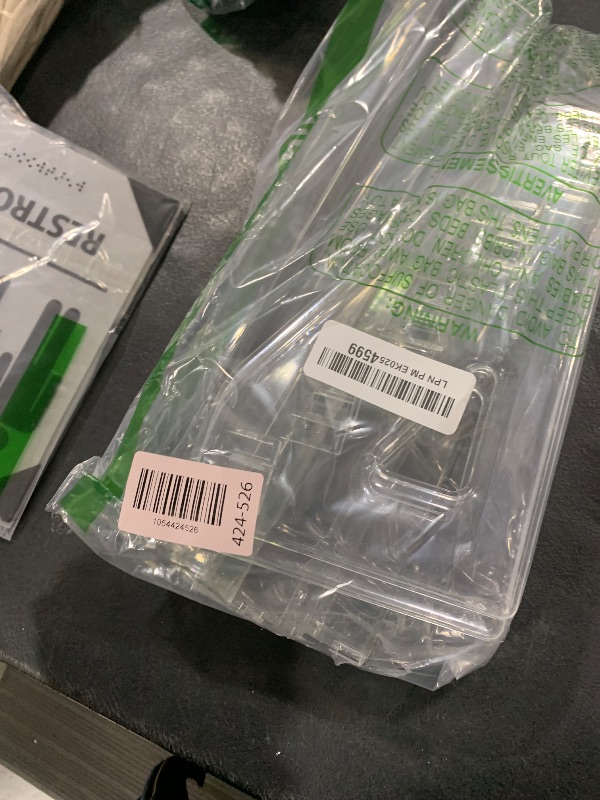 Photo 1 of 5 Tier Acrylic Display Stand Organiser with Fences, No Assembly Perfume Stand Organiser, Clear Display Shelf for Home, Office, Retail for Funko Figures Toys Cupcake Food, Cologne, Cosmetics, Storage