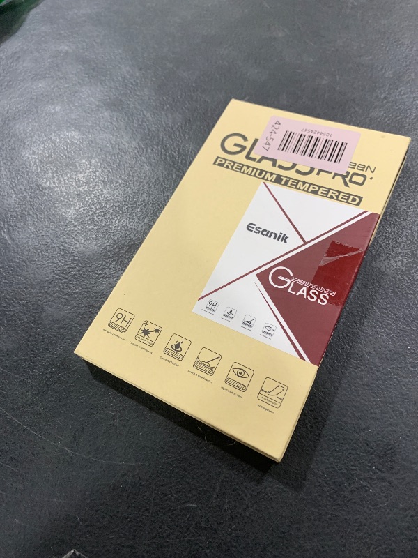 Photo 1 of Esanik [1+1] compatible with iPhone 17 Pro Matte Glass Screen Protector with Camera Lens Protector - Anti-Glare, Anti-Fingerprint, Anti-Reflection, 9H Hardness, Smooth Touch, Easy Installation Frame Included