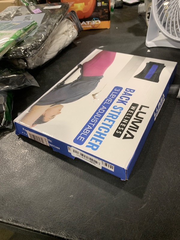 Photo 1 of Lumia Wellness Adjustable Back Stretcher, Lower Back Pain Relief, Lumbar Traction Device, Spine Decompression,