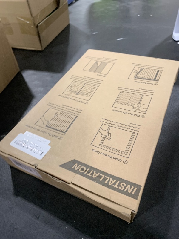 Photo 1 of Magnetic Screen Door?Fiberglass Screen Door Mesh?Keep Bugs Out, Heavy-Duty Mesh Curtain,Pet and Kid Friendly, Works with Front Doors, Sliding Doors?32x80 Inch Fiberglass