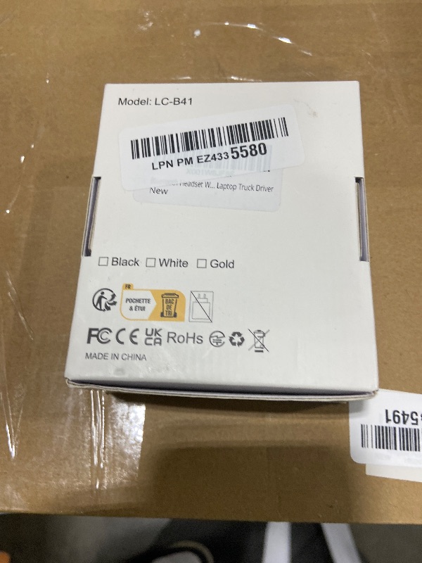 Photo 1 of [2 Pack] Bluetooth Earpiece Wireless Handsfree Headset V5.0 24 Hrs Driving with Mic 60 Days Standby Bluetooth Headset for iPhone Android Samsung Driver