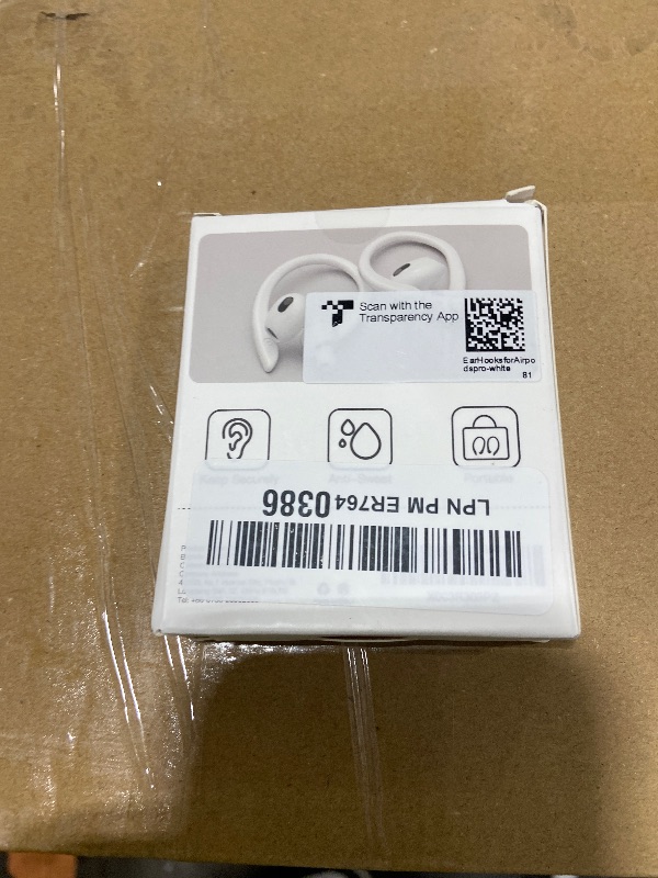 Photo 1 of ICARERSPACE 2 Pairs AirPods Ear Hooks for AirPods Pro 2, AirPods Pro, AirPods 4, 3, 2 & 1, Upgraded Anti Slip Sports Clip Hooks for AirPods 1, 2, 3, 4,Pro, Pro 2 – White