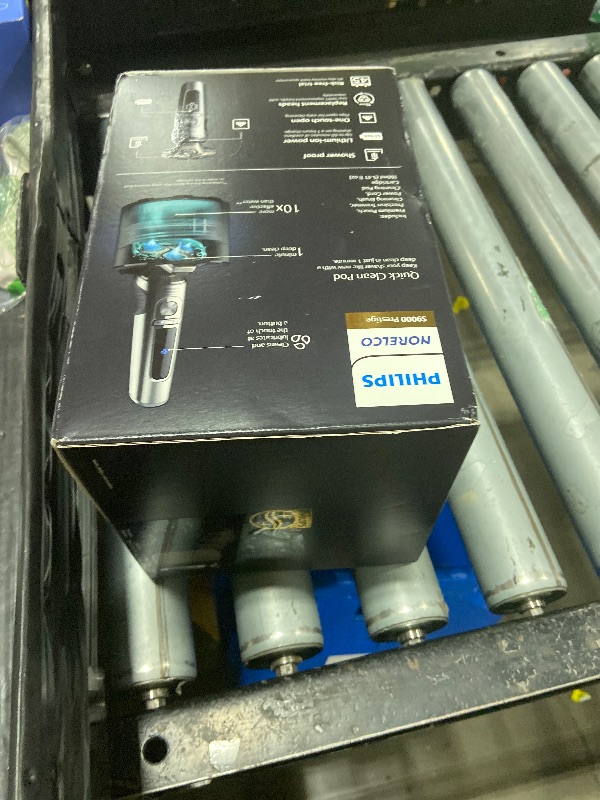 Photo 1 of Philips Norelco S9000 Prestige Rechargeable Wet & Dry Electric Rotary Shaver with Precision Trimmer, Premium Case & Cleaning System, SP9841/84