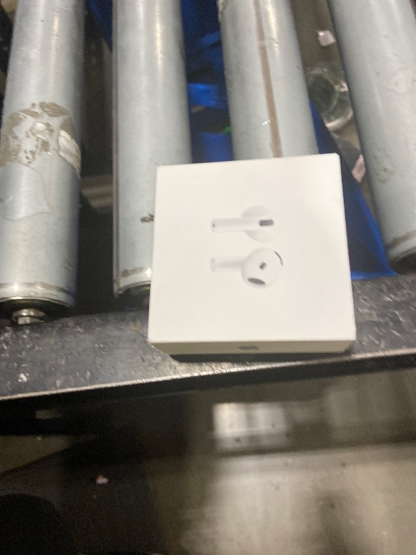 Photo 1 of Apple AirPods 4 Wireless Earbuds, Bluetooth Headphones, Personalized Spatial Audio, Sweat and Water Resistant, USB-C Charging Case, H2 Chip, Up to 30 Hours of Battery Life, Effortless Setup for iPhone