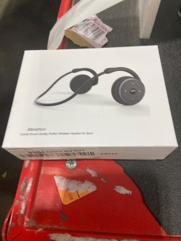 Photo 1 of RTUSIA Small Bluetooth Headphones Wrap Around Head - Sports Wireless Headset with Built in Microphone and Crystal-Clear Sound, Foldable and Carried in The Purse, and 12-Hour Battery Life, Blue
