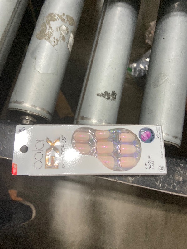 Photo 1 of KISS imPRESS No Glue Mani Press On Nails, Color FX, 'Good Mood', Light Pink, Short Size, Squoval Shape, Includes 30 Nails, Prep Pad, Instructions Sheet, 1 Manicure Stick, 1 Mini File