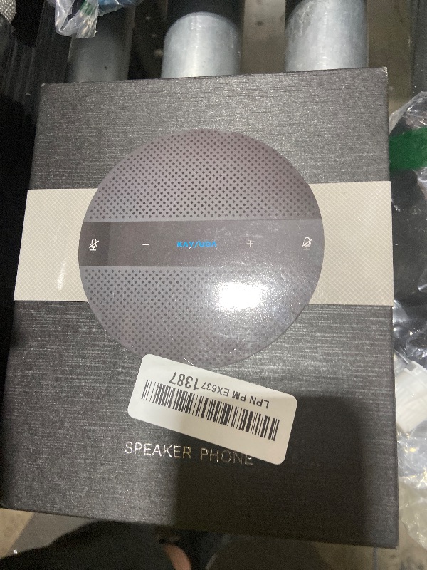 Photo 1 of KAYSUDA USB Speaker Phone 360° Omnidirectional Microphone Portable Conference Speakerphone Echo Cancellation for Skype Business of Microsoft Lync, VoIP Calls, Webinar, Phone, Call Center, Recording