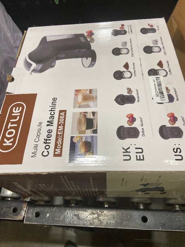 Photo 1 of Hot&Cold brewing Single Serve Coffee Maker for K*eurig K*cup, Small Espresso Coffee Machine for D*olce G*usto/N*es Original/Ground Coffee/44mm ESE, adjustable TEMP&Water Volume, 1LRemovable Reservoir