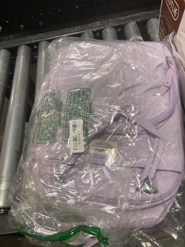 Photo 1 of RUVALINO Diaper Bag Backpack, Multifunction Travel Pack Maternity Baby Changing Bags, Large Capacity, Waterproof, Taro Purple