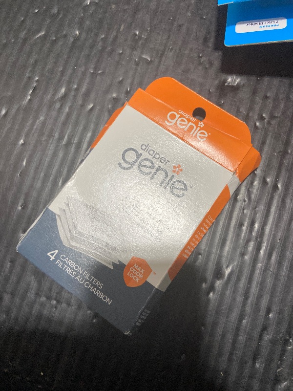 Photo 1 of Diaper Genie Carbon Filter (4-Pack) | Diaper Pail Odor Eliminator & Deodorizer | Compatible with the Diaper Genie Complete and Expressions Pail