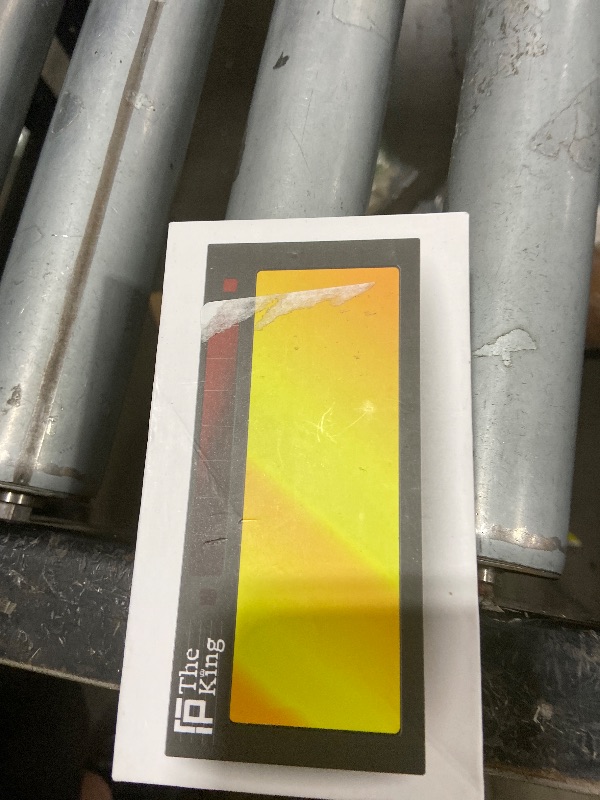 Photo 1 of The King 1.0 | Shade 5-13 Adjustable Gold Auto Darkening Welding Lens | 2" x 4 1/4" x 0.33" | Adjusts From Shades 5-13 (9 Lenses In 1) | Gold Front - Deep Blue Weld View | Ridge Products Royal Series