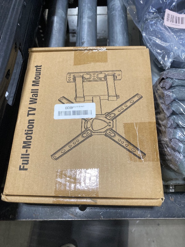 Photo 1 of MOUNTUP Full Motion TV Wall Mount for Most 26-60 Inch TVs, Max VESA 400x400mm Wall Mount TV Bracket with Swivel Tilting Extension Level Adjustment for LED LCD Flat Curved TVs Up to 77 LBS, MU0018