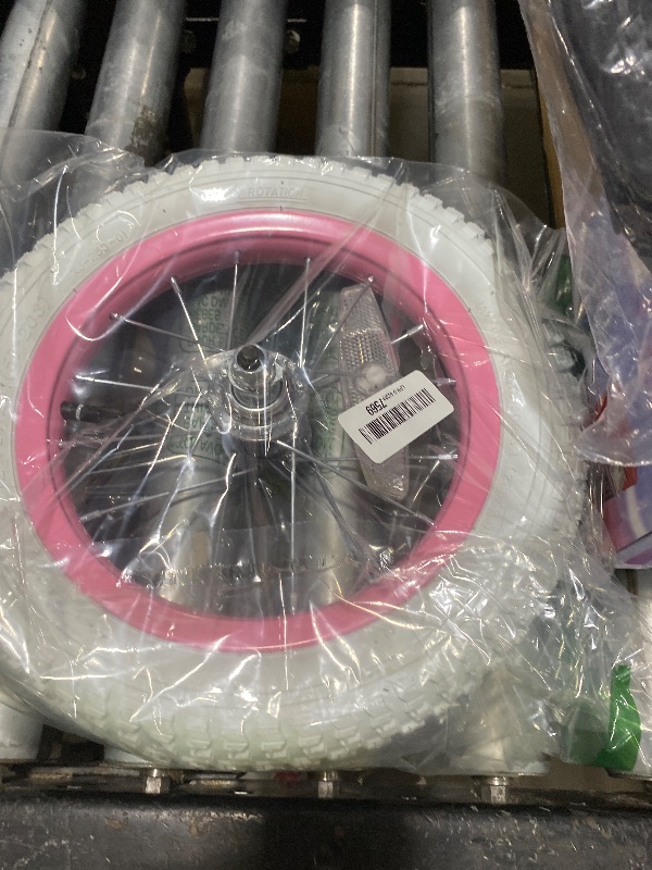 Photo 1 of JOYSTAR 12 Inch Kids Bike Front Wheels Replacement with 12 Inch Air Rubber Tire White Don't Fit with Huffy Bike