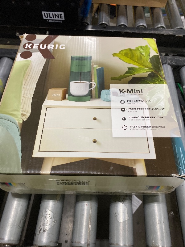 Photo 1 of Keurig K-Mini Single Serve K-Cup Pod Coffee Maker, 6 to 12oz Brew size, with Cord Storage, Perfect for Small Spaces, Evergreen