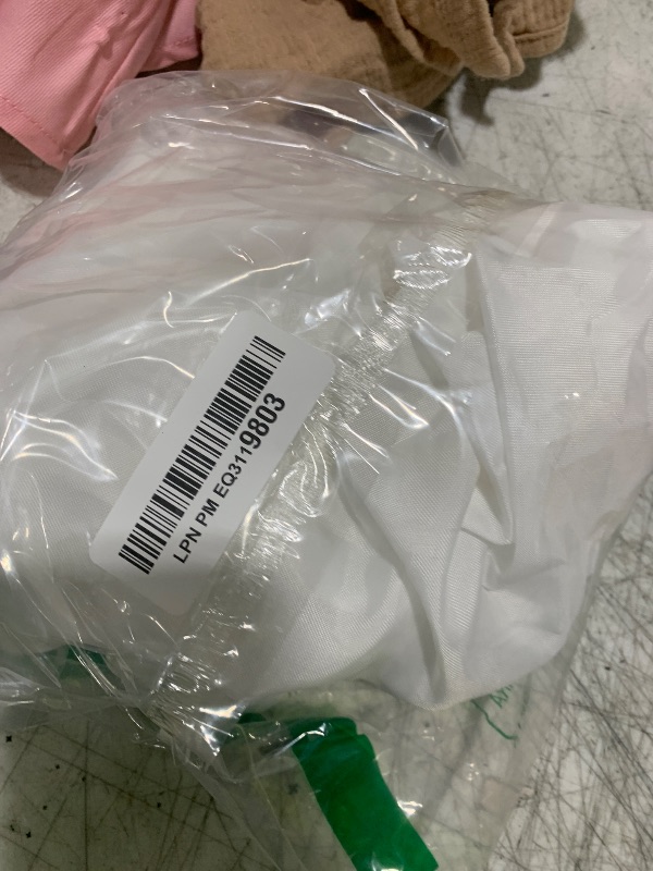 Photo 1 of Handy Laundry Polyester Bag - Locking Drawstring Closure and Machine Washable. These Bags will Fit a Laundry Basket and Strong Enough to Carry up to 1 Load. (White)