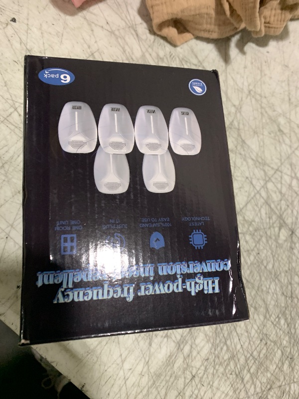Photo 1 of 2024 Upgraded Ultrasonic Repeller & Insect Indoor Repeller,Ultrasonic and Repellent for Roach,Rodent,Mouse,Bugs,Mosquito,Mice,Spider,Ant,3 Mode Switching,6 Packs