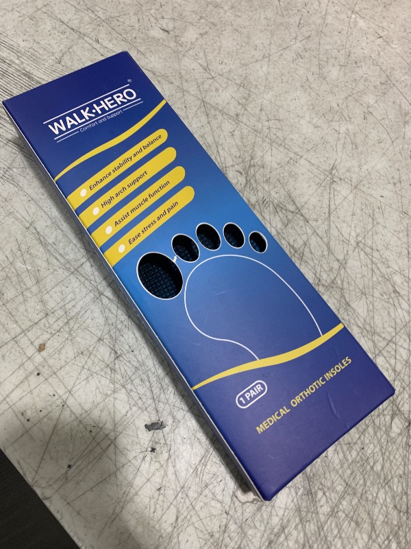 Photo 1 of Plantar Fasciitis Insoles for Men Women - Orthotics Inserts, Shoe Insoles Arch Support Flat Feet Inserts Work Boot Insoles for Standing All Day (Mens 10-10 1/2 | Womens 12-12 1/2)