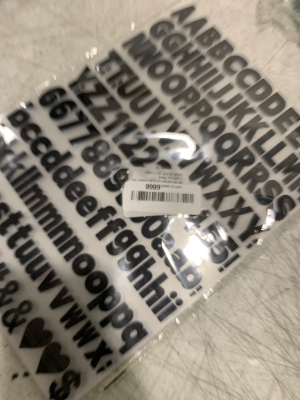 Photo 1 of 1 inch Iron on Letters and Numbers for Clothing, 10 Sheets 1510 Pieces Uppercase and Lowercase A-Z, 0-9 - PU Vinyl Heat Transfer Alphabet Stickers for Fabric T-Shirt Designs DIY Crafts