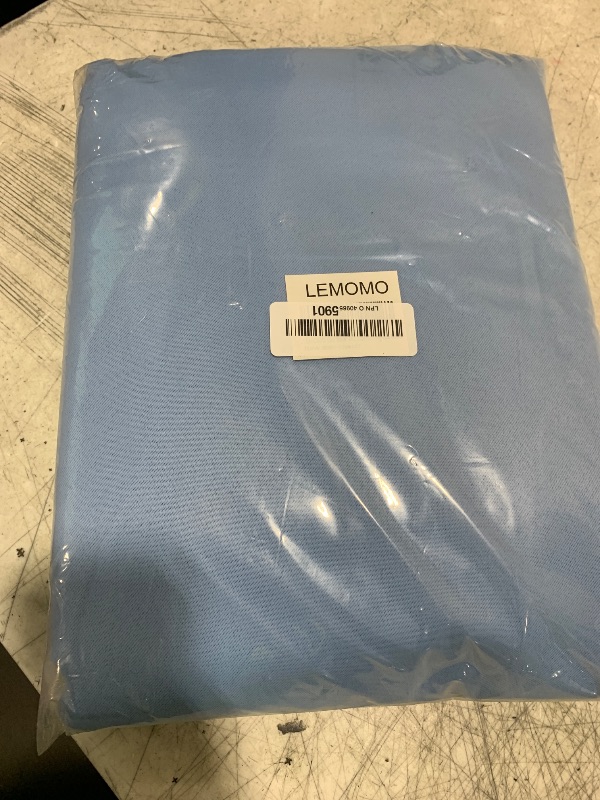 Photo 1 of LEMOMO Sky Blue Thermal Blackout Curtains/52 x 84 Inch/Set of 2 Panels Room Darkening Curtains