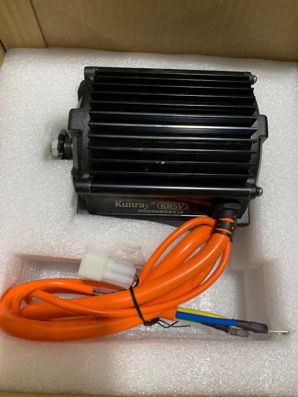 Photo 1 of Kunray Electric Brushless DC Motor 72V 5000W Electric Dirt Bike Motor Peak 6800rpm Peak 10KW for Go Kart Razor Upgrade Kit Motorcycle and More (Upgraded Brushless DC Motor, 72V 5000W)
