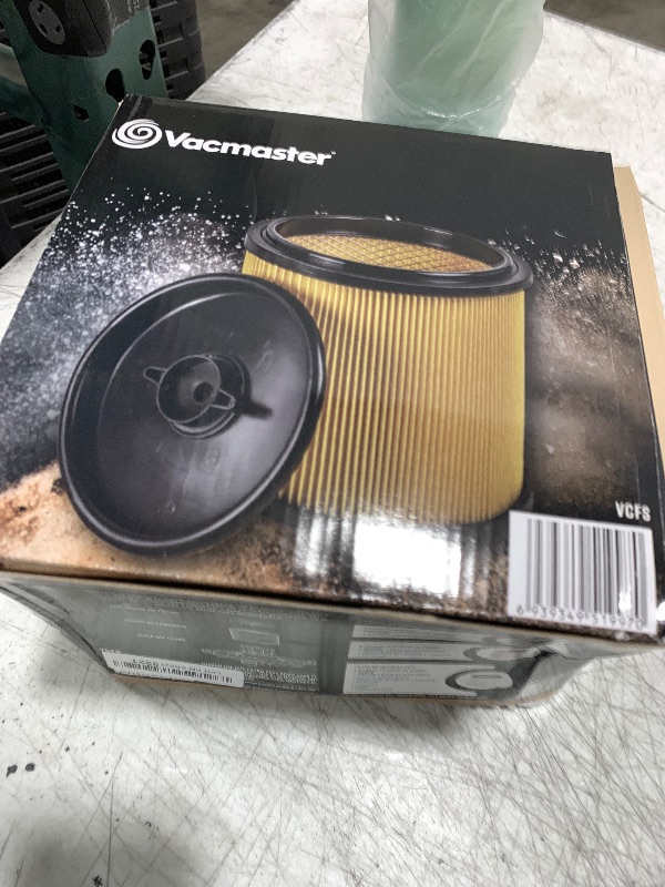 Photo 1 of Vacmaster Standard Cartridge Filter and Retainer for Dry Pick-Up – VCFS