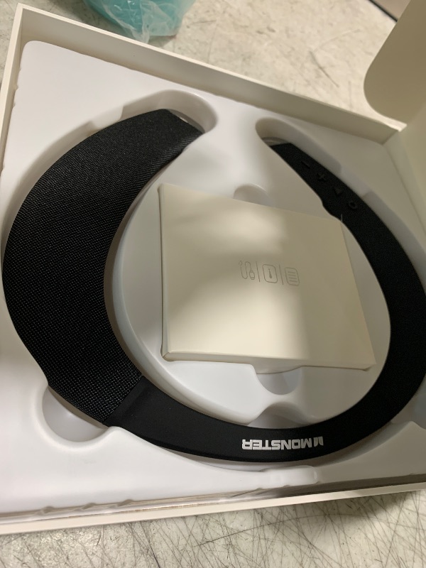 Photo 1 of Monster Boomerang Petite Neckband Bluetooth Speakers, Neck Speaker with 15H Playtime, aptX High Fidelity 3D Stereo Sound, Low Latency, Built-in Mic, IPX5 Waterproof Wearable for Home Outdoor