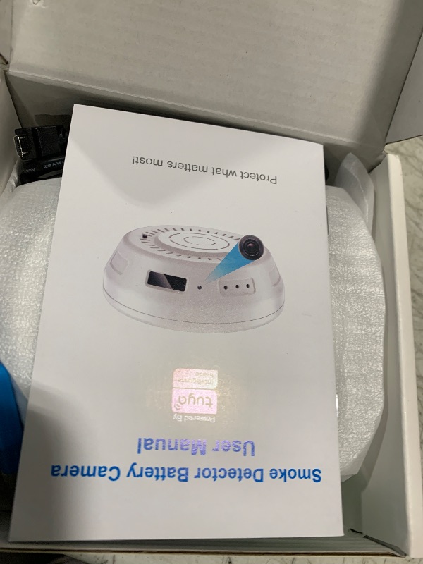 Photo 1 of FORTHAUS. Hidden Camera Smoke Detector Wireless WiFi - Nanny Cams with Cell Phone App - 180 Days Battery Power, Night Vision, Motion Detection, Sideways Lens for Indoor Security, No Audio