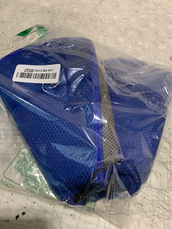 Photo 1 of SUNFURA Dog Cone - Soft Cone for Dogs to Stop Licking, Pet E-Collar Alternative After Surgery, Adjustable Pet Recovery Collar for Wound Healing, Blue Medium