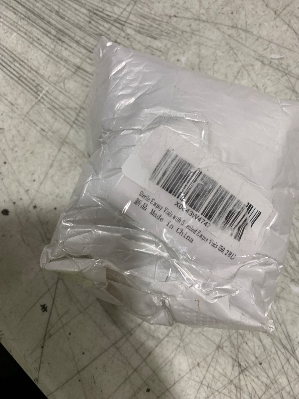 Photo 1 of 50 Pack 2ml Sealed Sample Vials, Transparent Glass Vials with Self Healing Injection Port (50, 2ML)