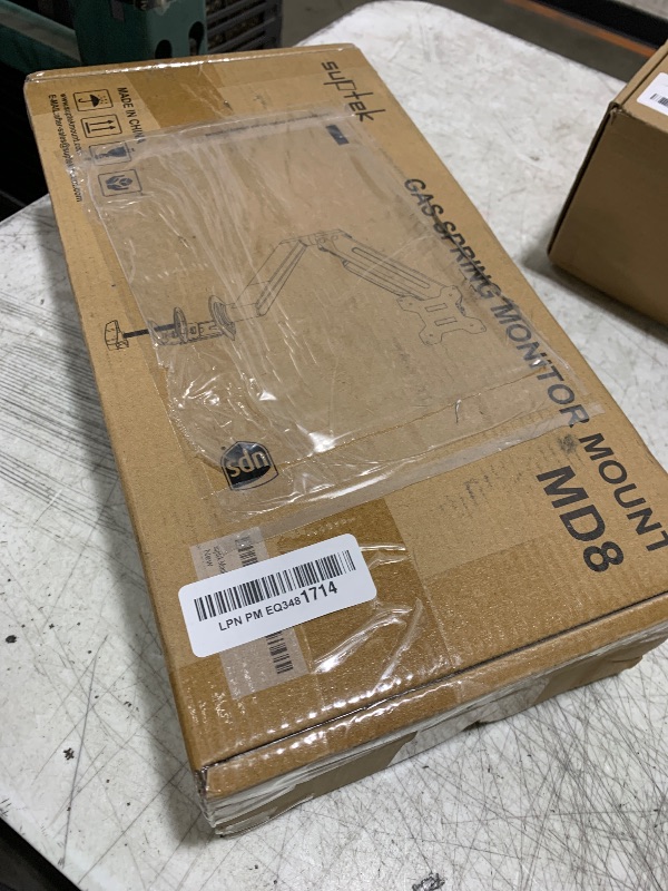 Photo 1 of Suptek Monitor Mount Gas Spring Monitor Arm Desk Mount Fully Adjustable Fits 17 20 22 23 24 26 32 inch Monitors Weight Capacity up to 22 lbs