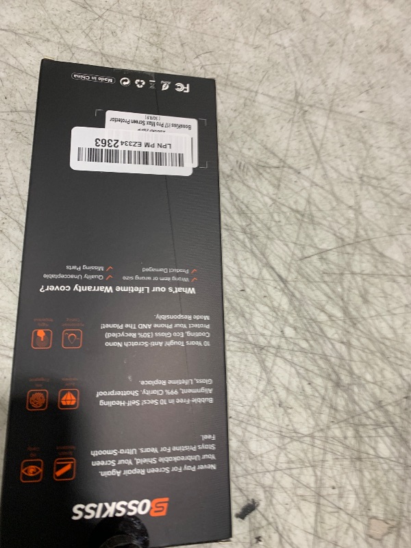 Photo 1 of BossKiss for iPhone 17 Pro Max Screen Protector 6.9 inch, [TOP 9H+ Hardness] [Military Grade Shatter Protection] [Sensitive Touch] [HD Clear Tempered Glass] Full Coverage Easy Installation Case Friendly 2 Pack
