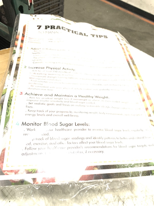 Photo 1 of PODMemory 3PCS Pre Diabetic Food List Poster 2 Diabetes Diet Chart Art, 3PCS Practical Tips for Pre Diabetes Management, Pre Diabetes Food List Poster