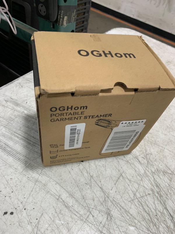 Photo 1 of OGHom Steamer for Clothes, Handheld Clothing Steamer for Garment, 240ml Big Capacity 700W Portable Travel Steam Iron (Blue)