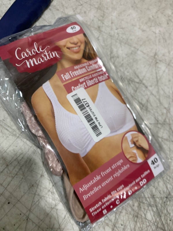 Photo 1 of Playtex womens 18 Hour Front-close Wirefree W/ Flex Back Us4695 Full Coverage Bra, Light Beige, 42C US