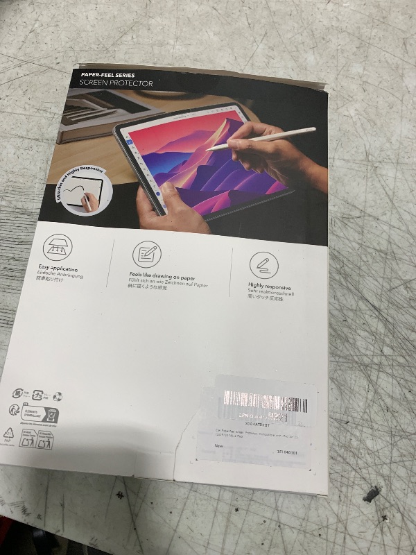 Photo 1 of ESR 2 Pack Paper-Feel Screen Protector for iPad Air 11 Inch M3/M2 (7th/6th Generation, 2025/2024), Write and Draw Like on Paper, Scratch Protection with Easy Application Tray, Thin and Responsive