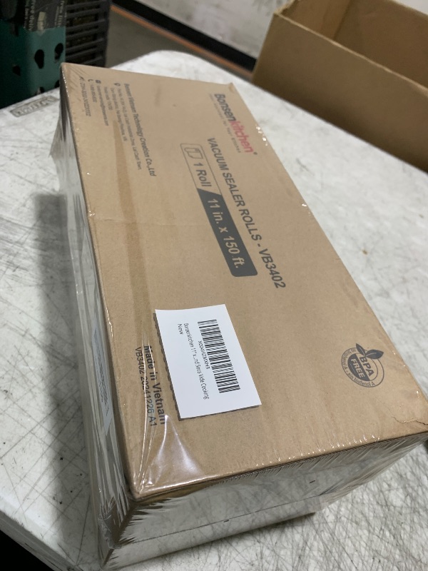Photo 1 of [2025 New] Bonsenkitchen 11” x 150’ Vacuum Sealer Bags Rolls with Cutter for Food Storage, Commercial Grade, BPA Free, Great for Meal Prep and Sous Vide Cooking