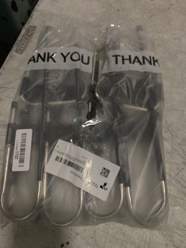 Photo 1 of Magic Pants Hangers Space Saving - 2 Pack for Closet Multiple Layers Multifunctional Uses Rack Organizer for Trousers Scarves Slack (2 Pack with 10 Metal Clips)