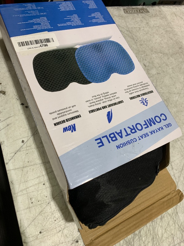 Photo 1 of seeykey Anti-Slip Kayak Seat Cushion, Waterproof Thicken Gel Pad with Non-Slip Cover, Canoe Seat Cushion Kayak Accessories Canoe Boat Equipment
