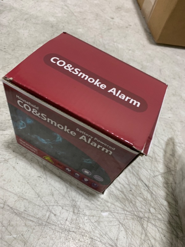 Photo 1 of 2 Pack  And Carbon Monoxide Detector,Smoke Detector Carbon Monoxide Detector Combo with Batteries,Fire Alarm Smoke Detector with Test Button and Digital Display