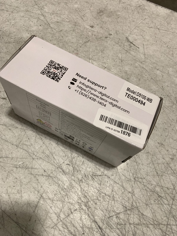 Photo 1 of Tera 1D 2D QR Barcode Scanner Wireless and Wired with Battery Level Indicator Digital Printed Bar Code Reader Cordless Handheld Barcode Scanner Compact Plug and Play Model D5100