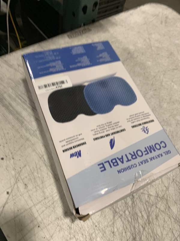 Photo 1 of seeykey Anti-Slip Kayak Seat Cushion, Waterproof Thicken Gel Pad with Non-Slip Cover, Canoe Seat Cushion Kayak Accessories Canoe Boat Equipment