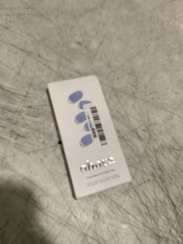 Photo 1 of ohora Semi Cured Gel Nail Strips (N Cream Sky) - Blue, Solid, Works with Any UV/LED Lamps, Salon-Quality, Long Lasting, Easy to Apply & Remove - Includes 2 Prep Pads, Nail File & Wooden Stick