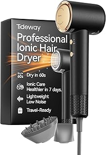 Photo 1 of Tideway Hair Dryer, Blow Dryer with Diffuser High-Speed Plasma Ionic Low Noise for Fast Drying, Travel Hair Dryer for Women and Man, Curly/Wavy & Long/Thick Color-Treated Hair H11
