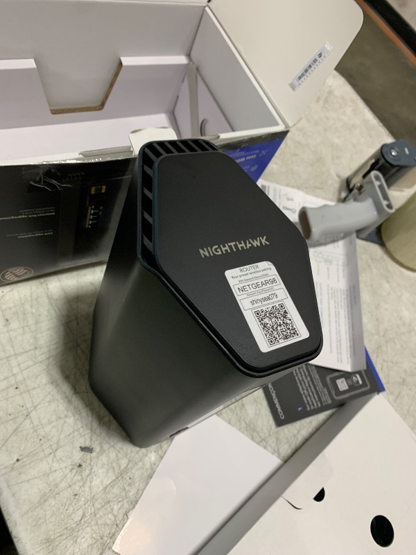 Photo 1 of NETGEAR Nighthawk Tri-Band WiFi 7 Router (RS300) - Security Features, BE9300 Wireless Speed (up to 9.3 Gbps) - Covers up to 2,500 sq. ft., 100 Devices - 2.5 Gig Internet Port - Free Expert Help