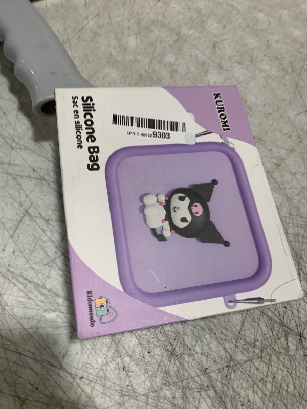 Photo 1 of Kidamento Kuromi Soft Silicone Camera Case Durable and Adorably Stylish Bag - Adjustable Soft Strap With Buckle - Promotes Comfort and Independence