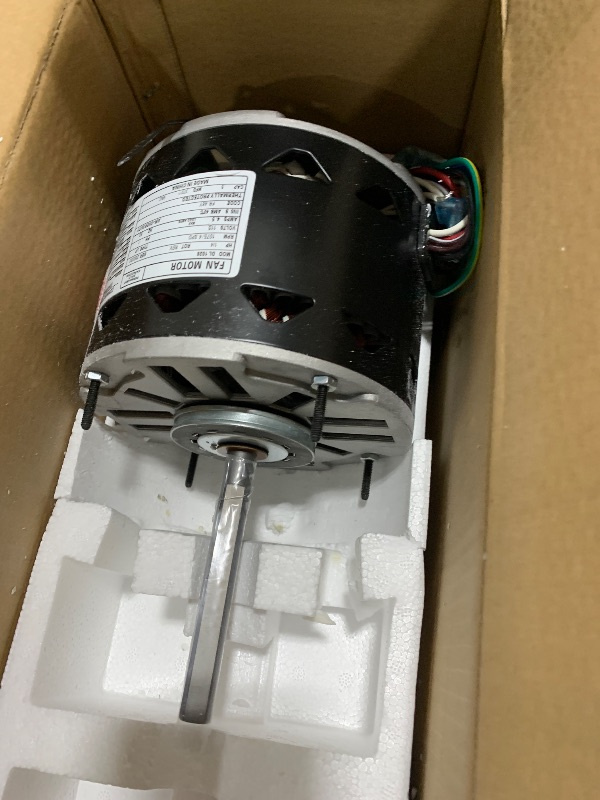 Photo 1 of DL1026 Sleeve Bearing Direct Drive Blower Motor 1/4 HP, 1075 RPM, 3 Speed, 115 Volts 4 Amps, 48 Frame, CW/CCW, Direct Drive Fan/Blower for HVAC/R 1*Capacitors