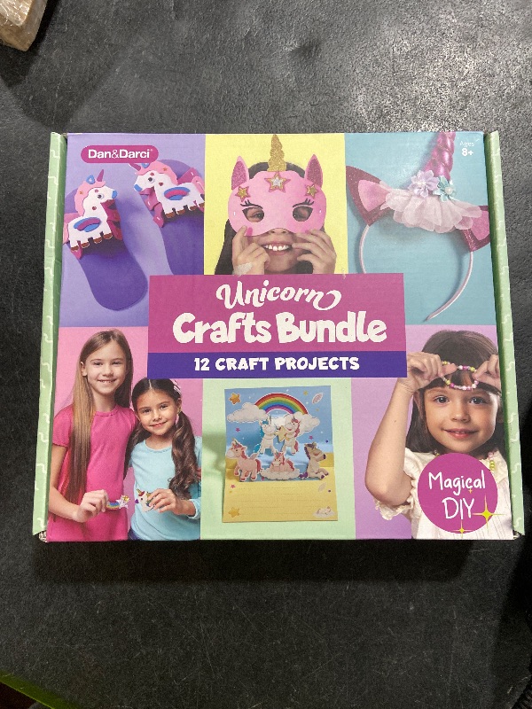 Photo 1 of Unicorn Craft Kit for Girls - 12 Projects - Gifts for 5 Year Old Girl - Arts and Crafts for Kids 4-8 - Toys for Ages 5-7 - 4 5 6 7 8 Year Old Girl Birthday Gift - Unicorn Toys for Girls Age 4-6