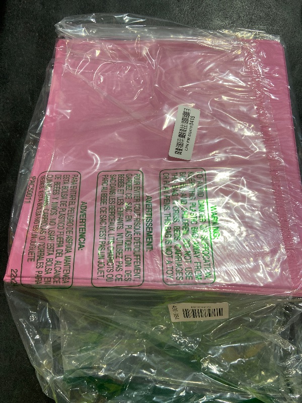 Photo 1 of 3 Inch 3 Ring Binder Pink, Slant D-Ring 3” Clear View Cover with 2 Inside Pockets, Heavy Duty Colored School Supplies Office and Home Binders – by Enday