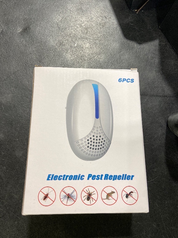Photo 1 of 2025 Upgraded Ultrasonic Repellent Indoor, Mouse Traps Insert Plug in, Pest Control Repellent Ant,Roach,Rodent, Mouse, Bugs, Mosquito, Spider, for Home, Office, Warehouse 6 Packs